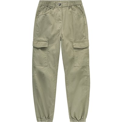 Mädchen Cargohose unifarben