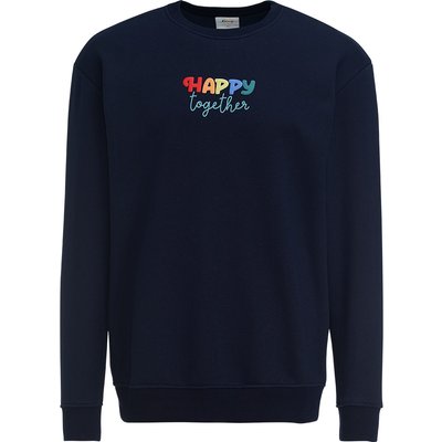 Herren Sweatshirt mit Message-Print