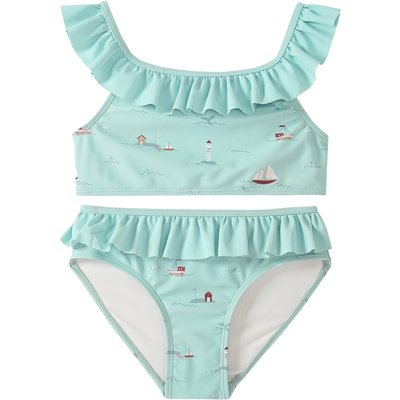 Mädchen Bikini mit Segelschiffen