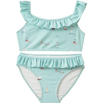 Mädchen Bikini mit Segelschiffen