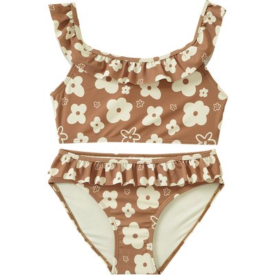 Mädchen Bikini mit Blumen-Allover