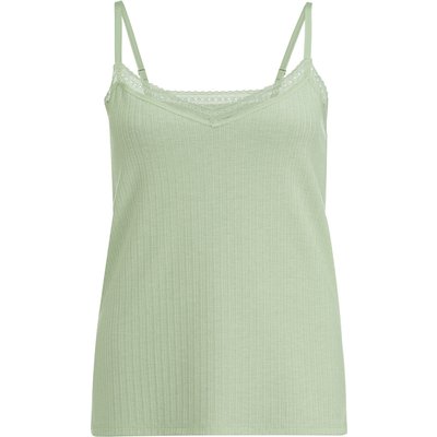 Damen Schlaftop mit Ajour-Muster