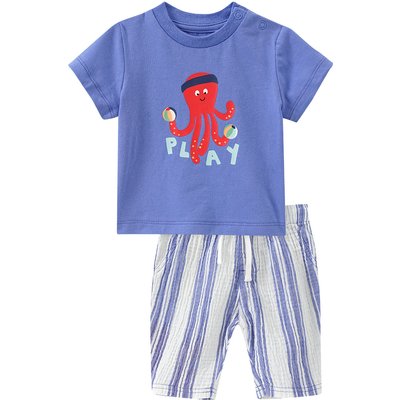 Newborn Set aus T-Shirt und Musselin-Hose