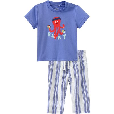 Baby Set aus T-Shirt und Musselin-Hose
