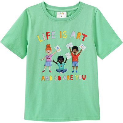 Kinder T-Shirt mit Message-Print