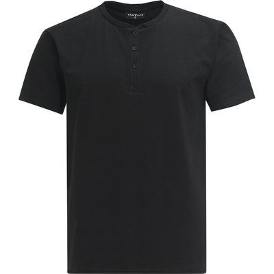 Herren T-Shirt mit Serafino-Ausschnitt