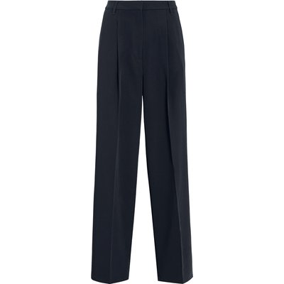 Damen Straight-Hose mit Bundfalte