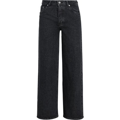Damen Straight-Jeans mit weitem Bein