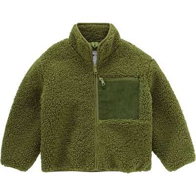 Kinder Teddyjacke mit Cord-Tasche
