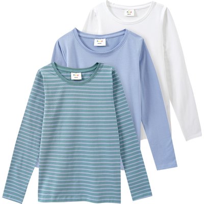 3 Mädchen Langarmshirts im Set