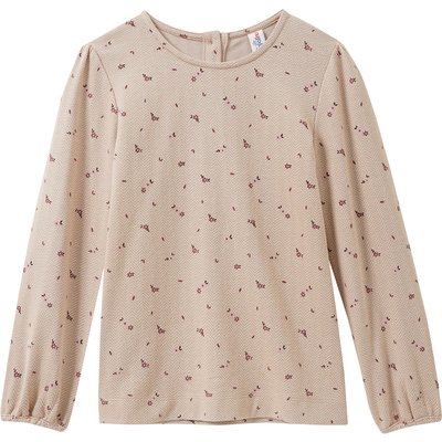 Mädchen Langarmshirt mit Blümchen-Print