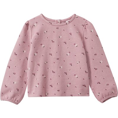 Mädchen Langarmshirt mit Blümchen-Print