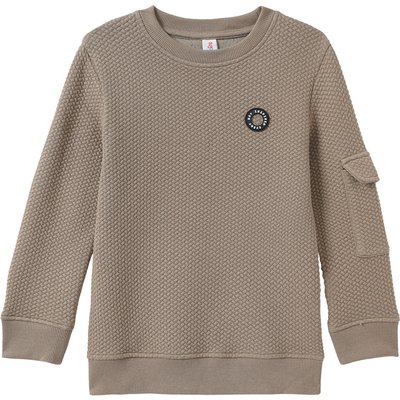 Jungen Sweatshirt mit Strukturmuster