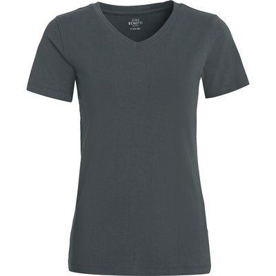 Damen T-Shirt mit V-Ausschnitt
