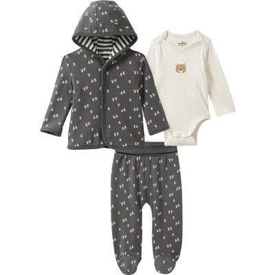 Baby Set aus Jacke, Body und Hose