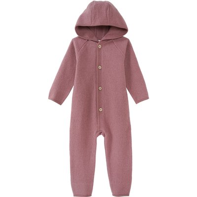 Baby Wollwalk-Overall mit Umschlagbündchen
