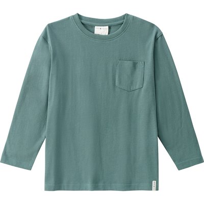 Jungen Langarmshirt in Unifarben