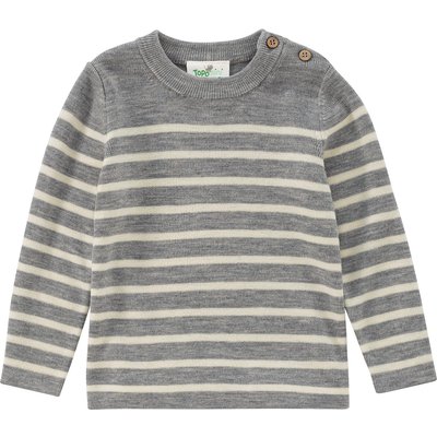 Baby Woll-Strickpullover mit Streifen