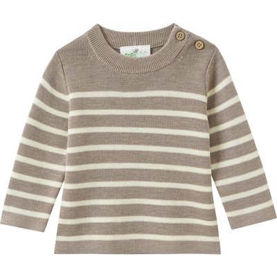 Newborn Woll-Strickpullover mit Streifen
