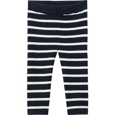 Newborn Woll-Strickhose mit Streifen