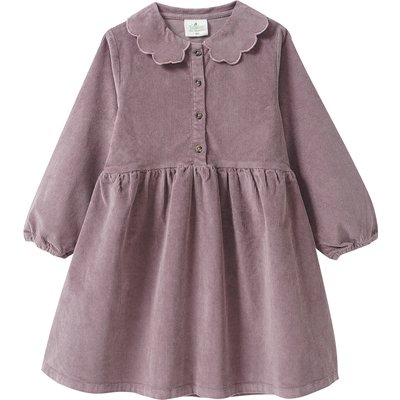 Mädchen Cordkleid mit Bubikragen