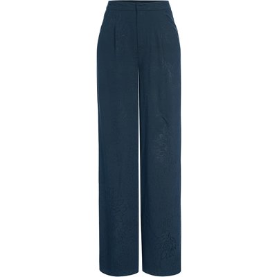 Damen Wide-Leg-Hose mit Jacquardmuster