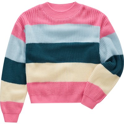 Mädchen Strickpullover gestreift