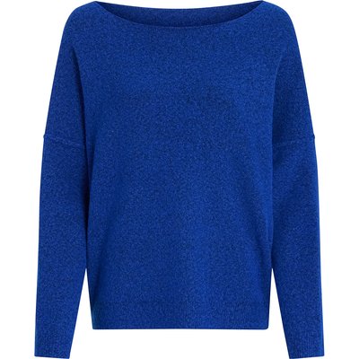 Damen Strickpullover mit U-Boot-Ausschnitt