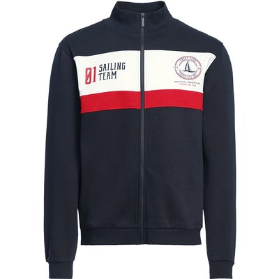 Herren Sweatjacke mit Stehkragen