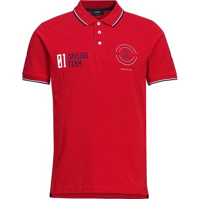 Herren Poloshirt mit Print