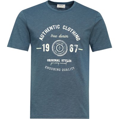 Herren T-Shirt in Melange-Optik