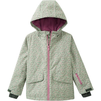 Mädchen Schneejacke mit Blümchen allover