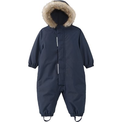 Baby Schneeoverall mit Fellimitat
