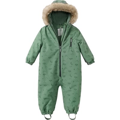 Baby Schneeoverall mit Fellimitat