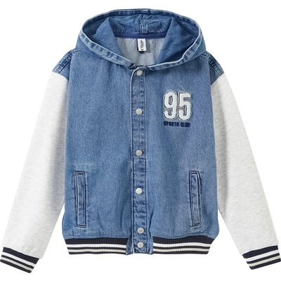 Jungen Jeansjacke mit Kapuze
