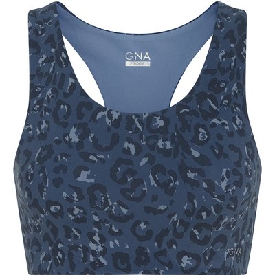 Damen Sport-Bustier im Leo-Look