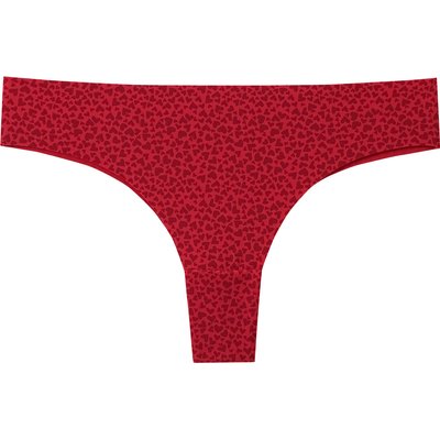 Damen Seamless-String mit Herzen allover