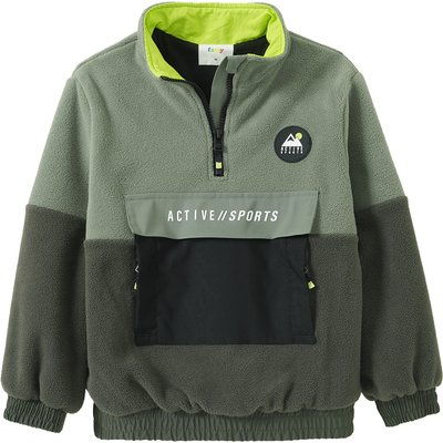 Kinder Fleecepullover mit Tasche