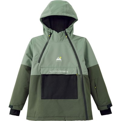 Kinder Schneejacke mit Kängurutasche