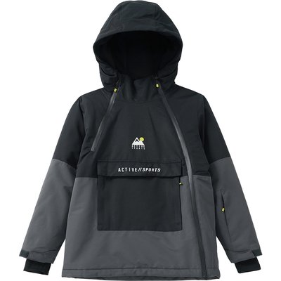 Kinder Schneejacke mit Kängurutasche