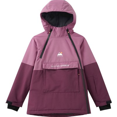 Mädchen Schneejacke mit Kängurutasche