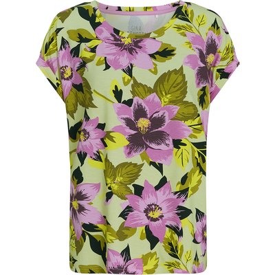 Damen T-Shirt mit Blumen-Print