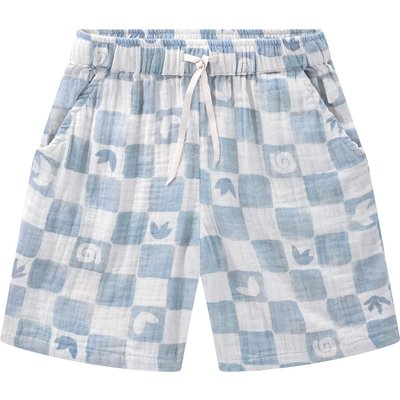 Jungen Musselinshorts mit Allover-Muster