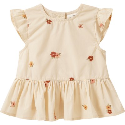 Baby Bluse mit Blumen-Stickerei