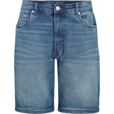 Herren Regular-Jeansshorts in Denim-Optik
