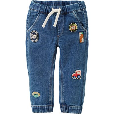 Baby Pull-on-Jeans mit Stickereien