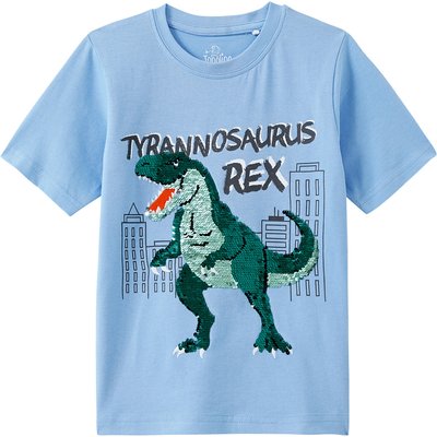 Jungen T-Shirt mit Wendepailletten