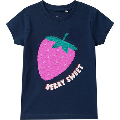 Mädchen T-Shirt mit Wendepailletten