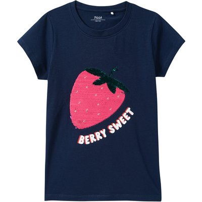 Mädchen T-Shirt mit Wendepailletten