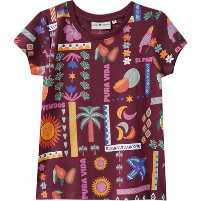 Mädchen T-Shirt mit Allover-Print